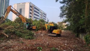 Jasa land clearing profesional Wira Konstruksi. Bersihkan semak, pohon, dan puing secara total, cepat, & siap bangun. Hubungi Bpk Alfa: 0813-9813-9398.